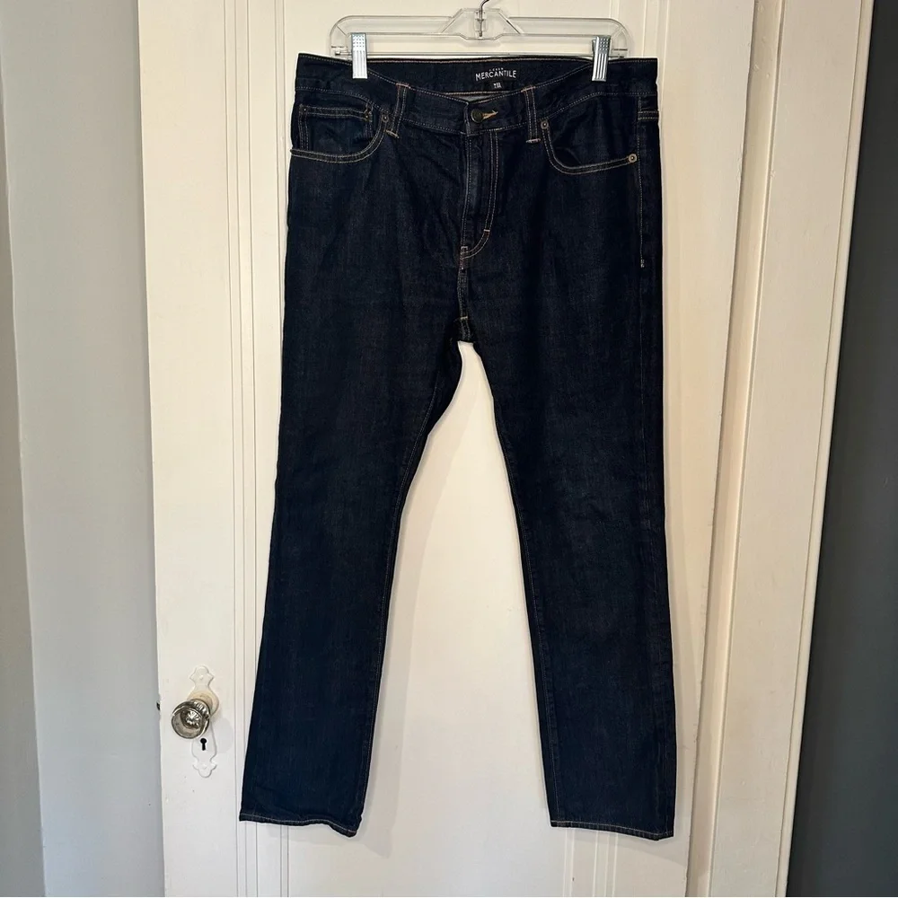 J.Crew Mercantile Men’s Straight Jeans - Blue - 33x30